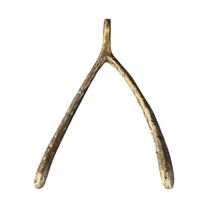 Gold Wishbone Figure - 6" Long from the 2026 Moonlight Masquerade Halloween collection at Roger's Gardens