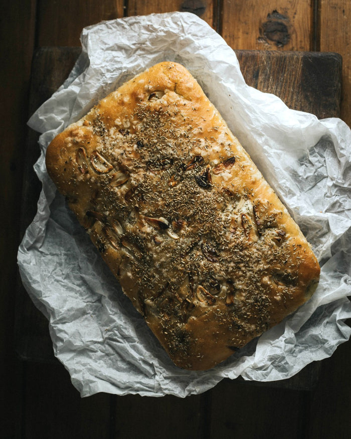 Greendale Garlic & Rosemary Focaccia