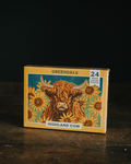 Greendale Highland Cow Jigsaw Puzzle