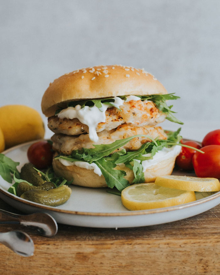 Greendale Monkfish & Prawn Burgers