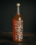 A bottle of Greendale Mulled Cider.