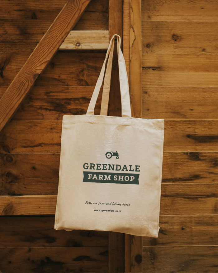 Greendale Re-Usable Love Local Canvas Bag - Crab Design