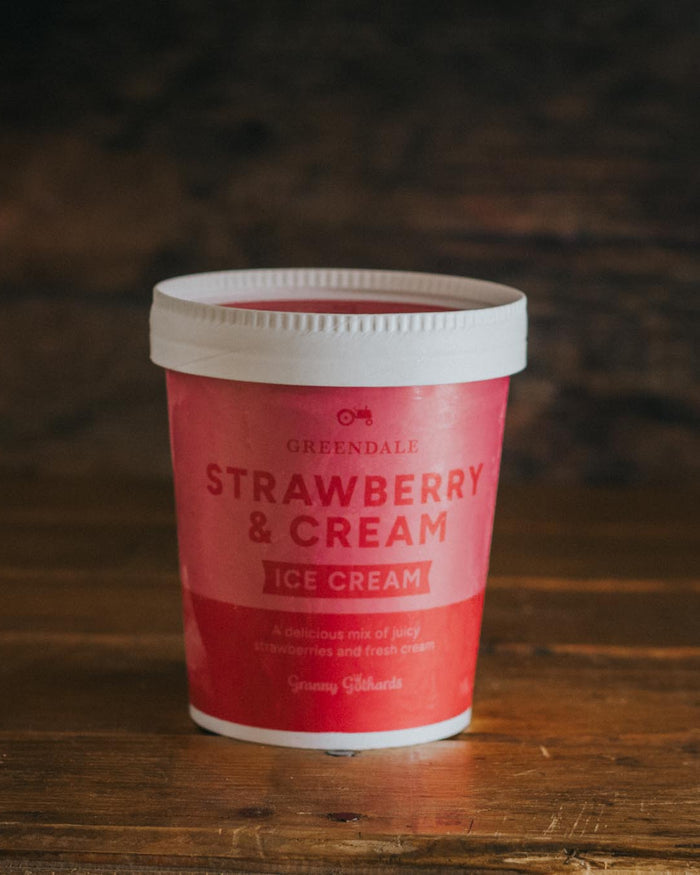 Greendale Strawberry & Cream Ice Cream (Pickup only)