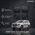 GWM Tank 500 Mud Flaps – 4Pcs Set (2 Front + 2 Rear)