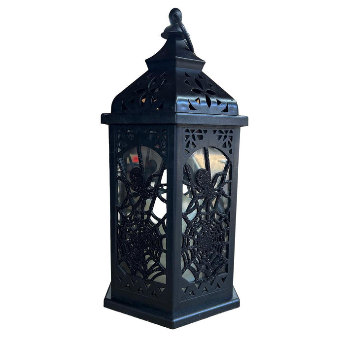 Halloween Lantern with LED Lighting - 12" Tall