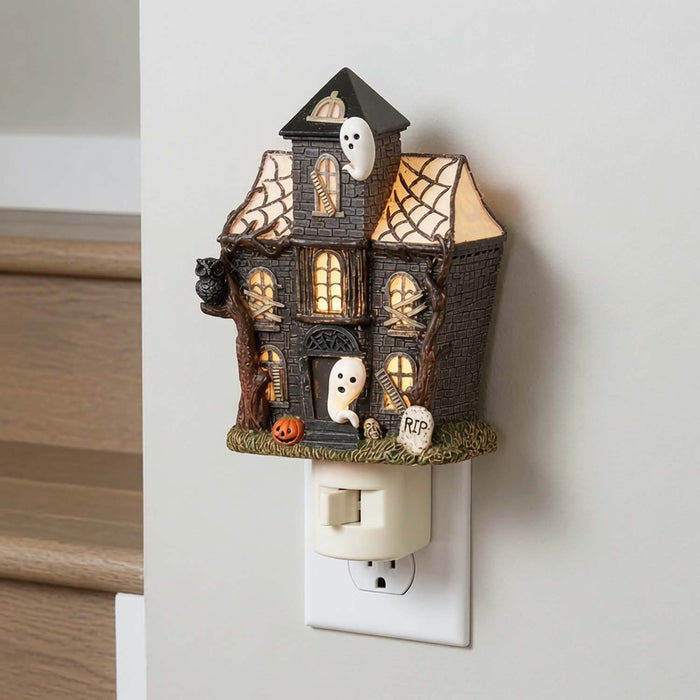 Haunted House LED Lightlight - 6" Tall