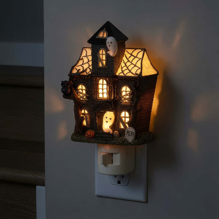 Haunted House LED Lightlight - 6" Tall