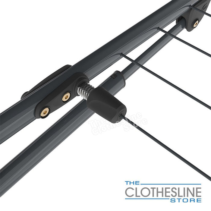 Hills Fold Down Double Clothesline line tensioner