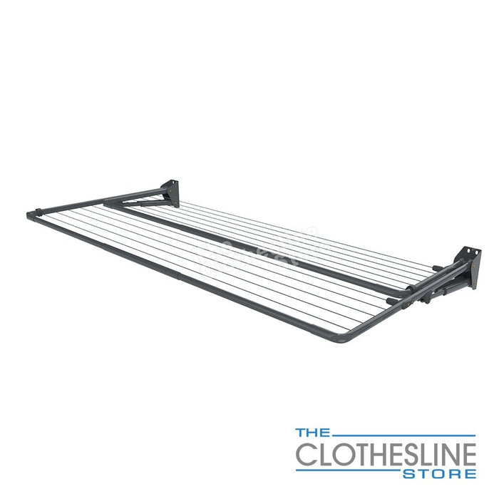 Hills Double Clothesline - Folding Frame Colour Monument