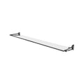 Hills Long Fold Down clothesline in a dark Monument finish shown fully extended.