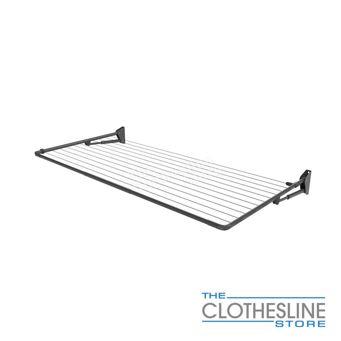 Hills Single Clothesline - Folding Frame Colour Monument