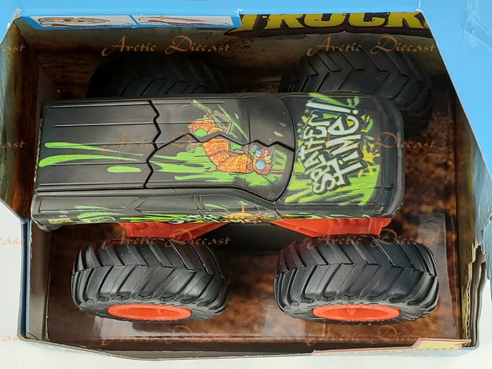 Hot Wheels Bash-Ups Monster Trucks Splatter Time Push Giant Wheels