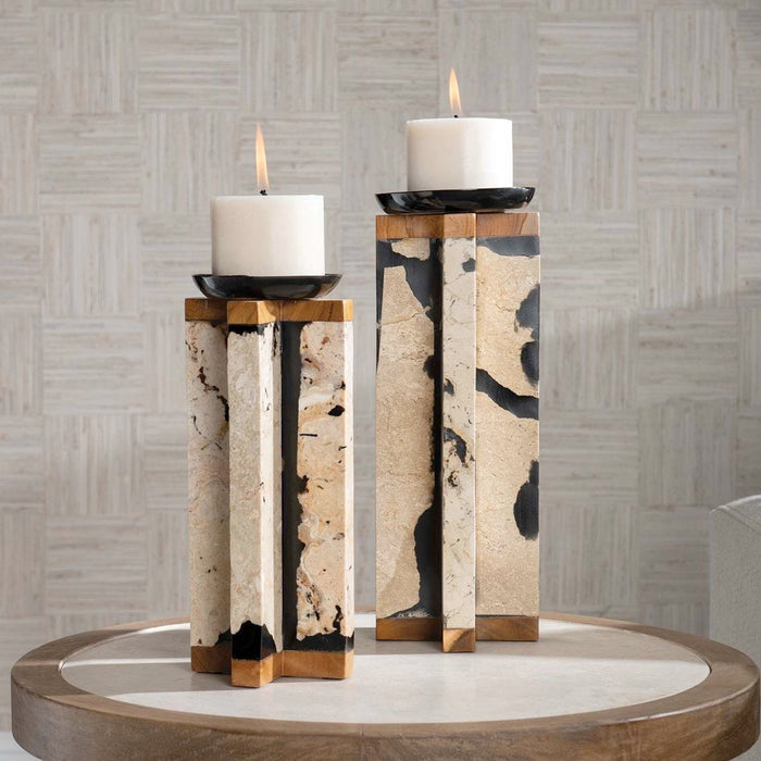 Illini Candleholder