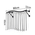 JPYMJ Clothing Shop Display Stand Hanging Women 's Clothing Shop Hanging Clothes Racks Children' S Clothing Racks (Size : 80cm)
