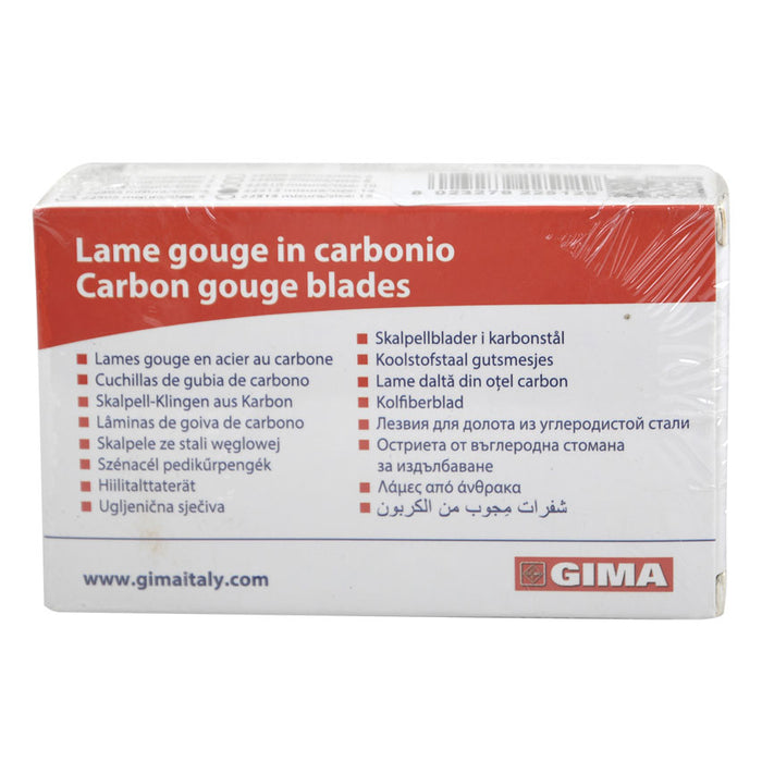 Lame Gouge monouso sterili GIMA - Carbonio (50 pz.)
