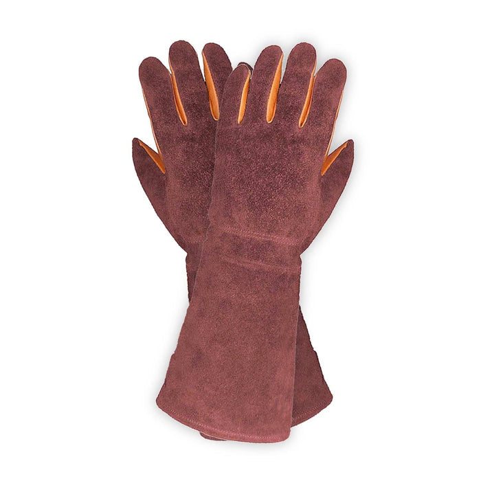 Leather Pros Gloves - Brown - Roger's Gardens