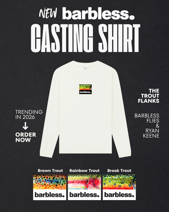 Long Sleeve Casting Shirt (Stone Washed White)
