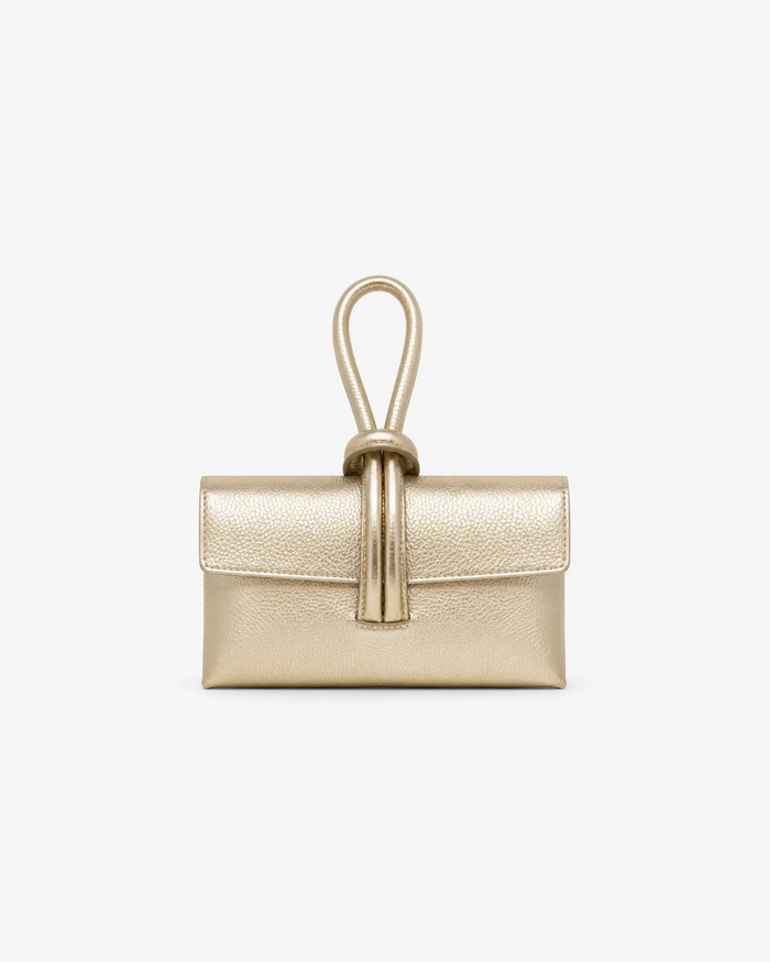 Loop Handle Clutch, Gold