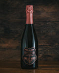 A bottle of Lyme Bay Sparkling Rosé Wine.