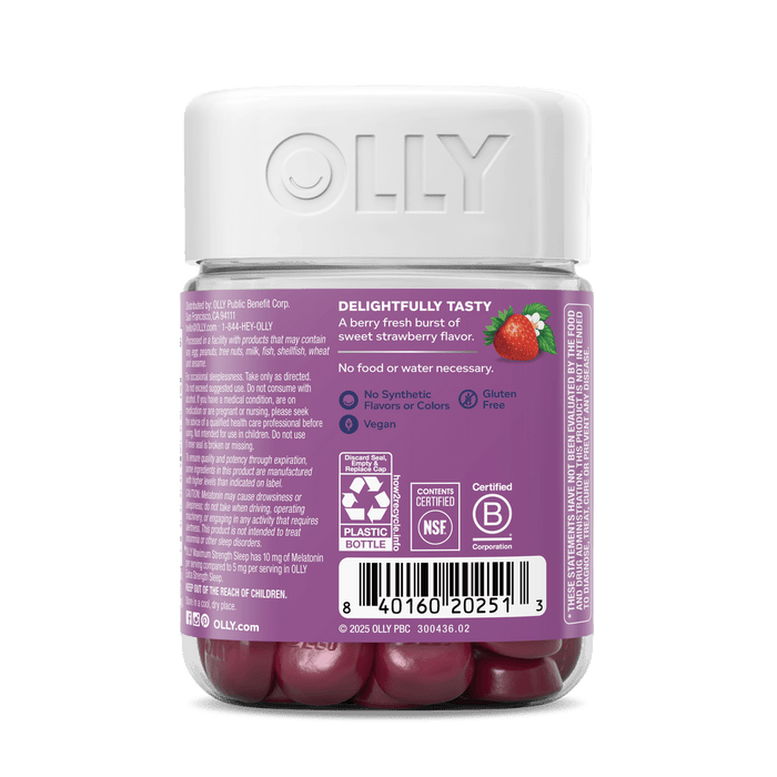 840160202513 detail OLLY Maximum Strength Sleep - 50ct product carousel image