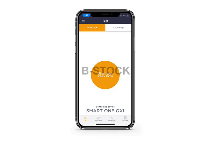 Misuratore di picco di flusso e FEV1 MIR Smart One® collegabile a smartphone e tablet - B-Stock