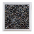 Mosaic Black Wave Panel - 20"x20"