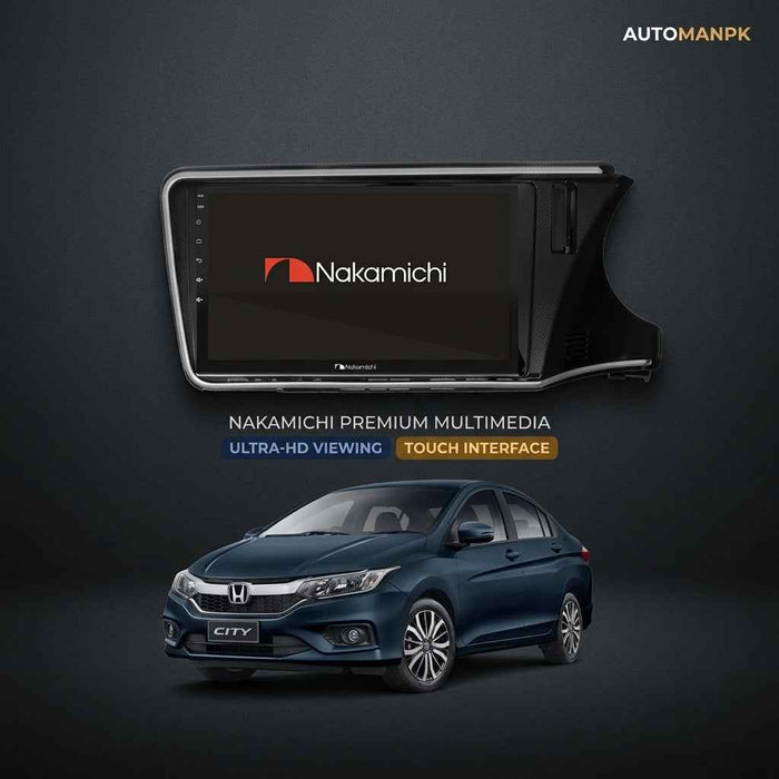 Nakamichi Honda City 2021-2026 Android Car Panel – GPS, Bluetooth, WiFi & FM Radio