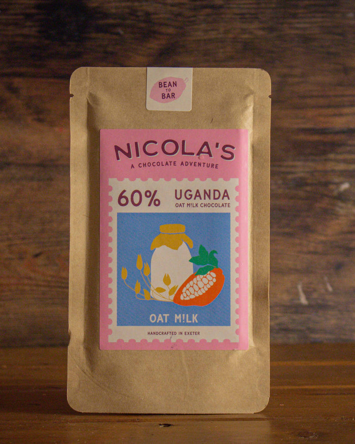 Nicola's Chocolate - Uganda - Oat Milk - 60% Cocoa