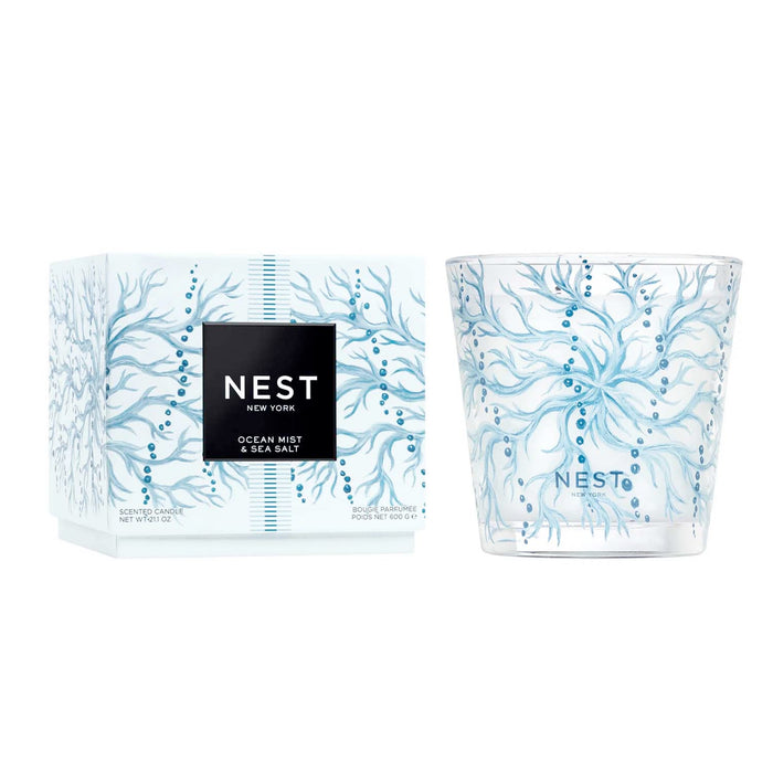 Ocean Mist 3 Wick Candle - 21.1oz