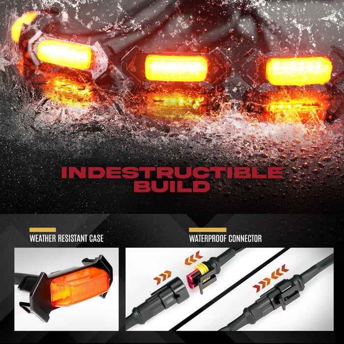 OPT7 Amber LED Grille Lighting Kit for Toyota Tacoma TRD PRO 2016-2023