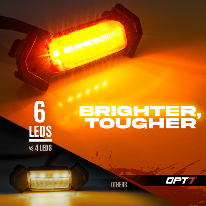 OPT7 Amber LED Grille Lighting Kit for Toyota Tacoma TRD PRO 2016-2023