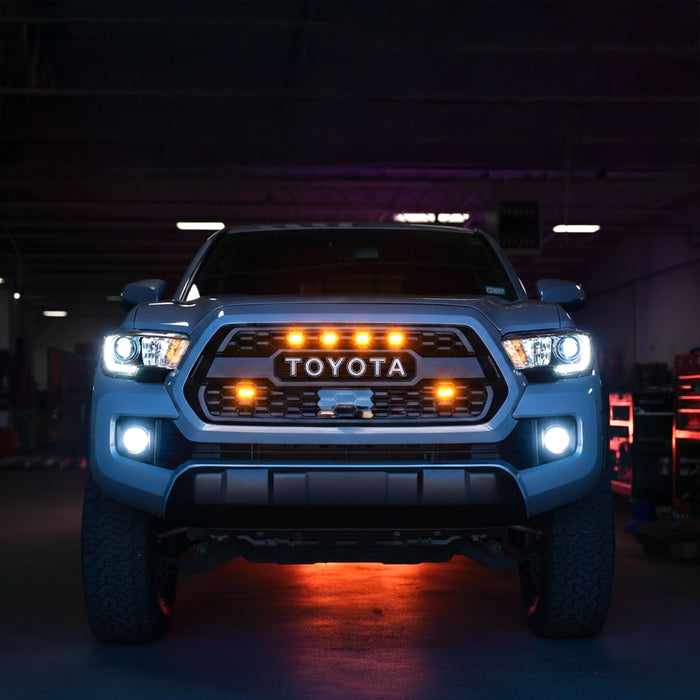 OPT7 Amber LED Grille Lighting Kit for Toyota Tacoma TRD PRO 2016-2023