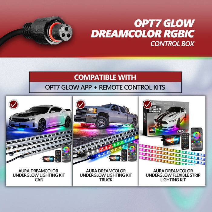 OPT7 GLOW DreamColor RGBIC Control Box for DreamColor Underglow