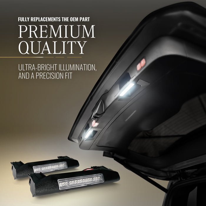 OPT7 Luggage Cargo Illumination Interior Dual LED White Handle Light Kit For Mercedes-Benz GL Series and EQ A/B/C