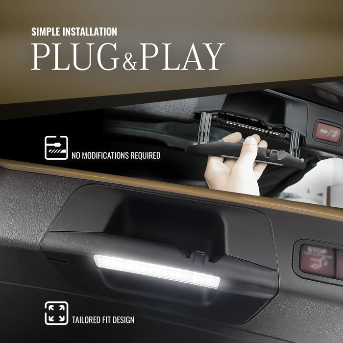 OPT7 Luggage Cargo Illumination Interior Single LED White Handle Light Kit For Mercedes-Benz GLC, GLE, GLS