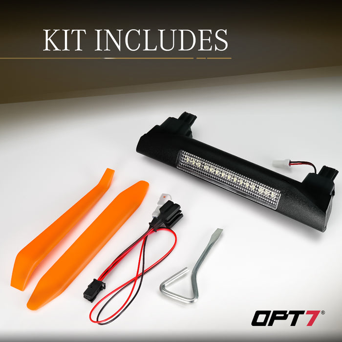 OPT7 Luggage Cargo Illumination Interior Single LED White Handle Light Kit For Mercedes-Benz GLC, GLE, GLS