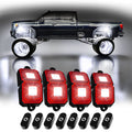 OPT7 Photon White 4PCS LED Rock Light w-Magnet Wide Angle Underglow Neon Lighting Kit