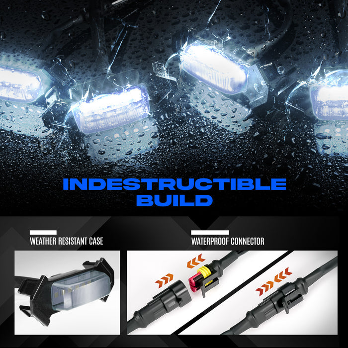 OPT7 White LED Grille Lighting Kit for Toyota Tacoma TRD PRO 2016-2023