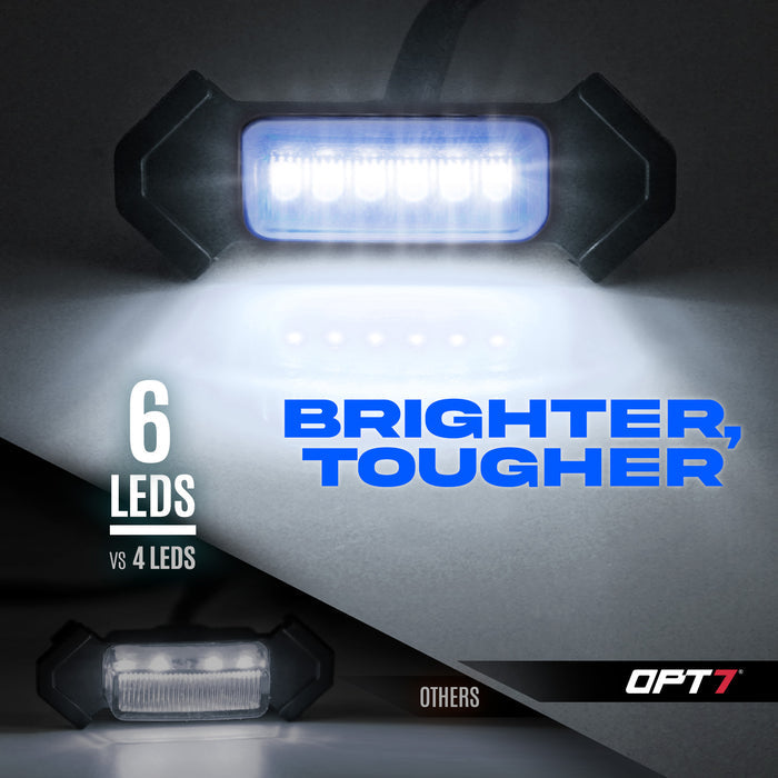 OPT7 White LED Grille Lighting Kit for Toyota Tacoma TRD PRO 2016-2023