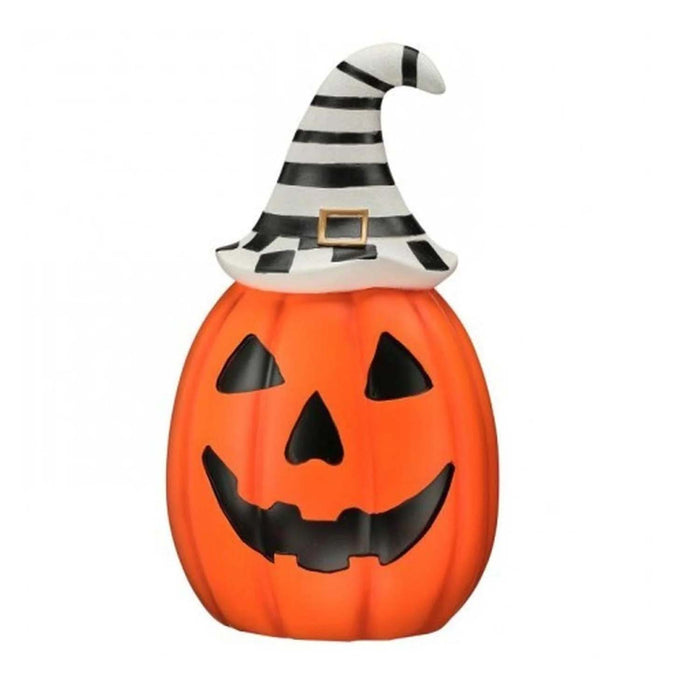Outdoor LED Pumpkin - 20" Tall from the 2026 Moonlight Masquerade Halloween collection at Roger's Gardens