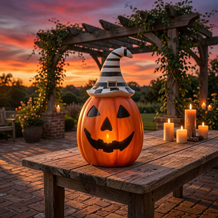 Outdoor LED Pumpkin - 20" Tall