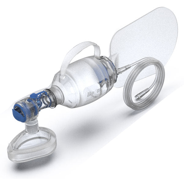 Pallone di ventilazione in silicone - Pediatrico con maschera n. 3 e Reservoir