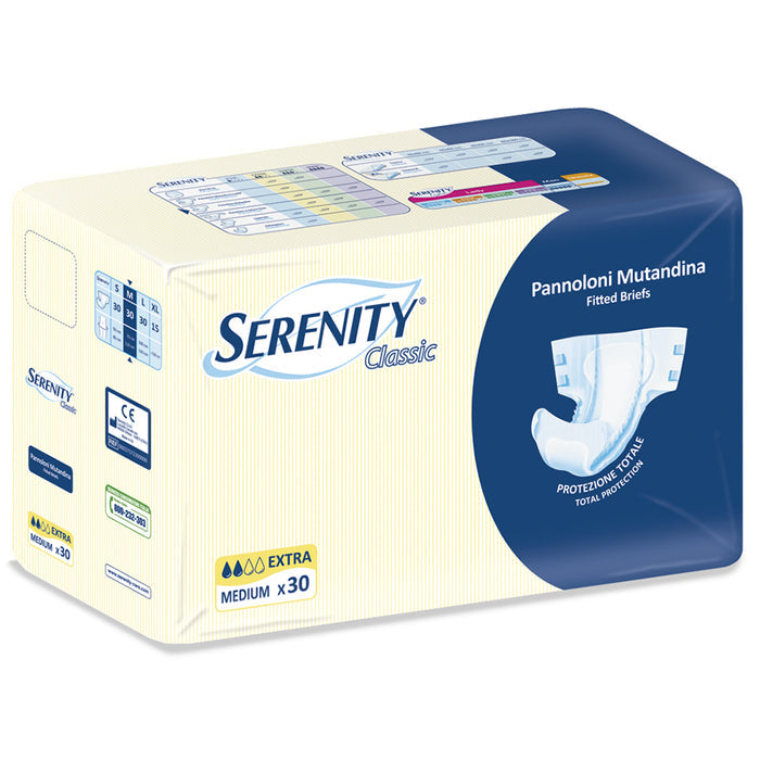 Pannolone Mutandina con elastici SERENITY CLASSIC Extra - Adulti S (30 pz)