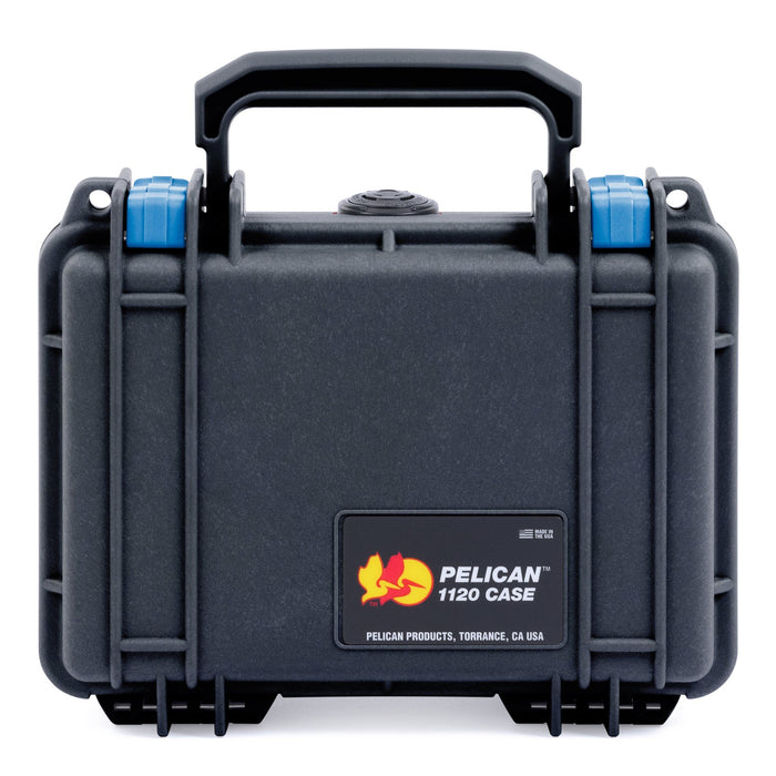 Pelican 1120 Case, Black with Blue Latches ColorCase