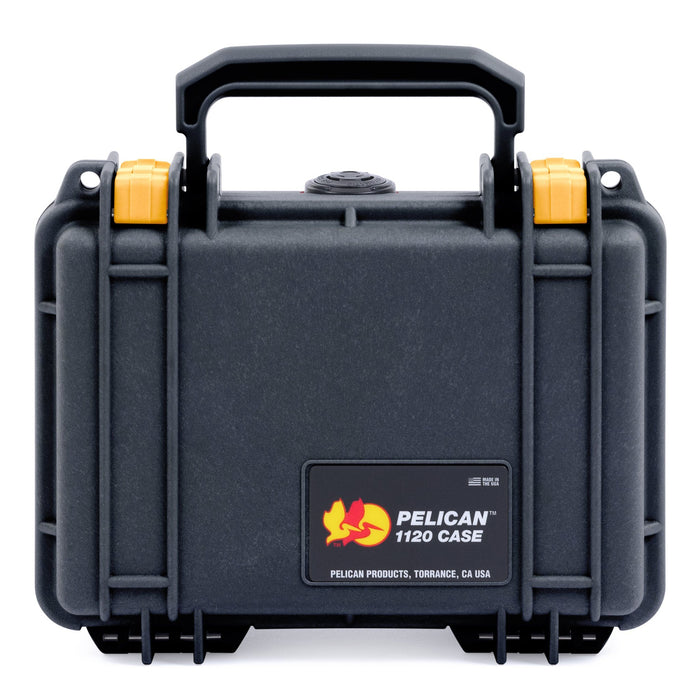 Pelican 1120 Case, Black with Yellow Latches ColorCase