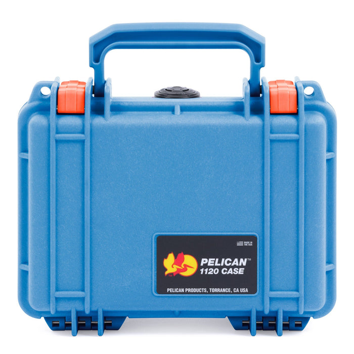 Pelican 1120 Case, Blue with Orange Latches ColorCase