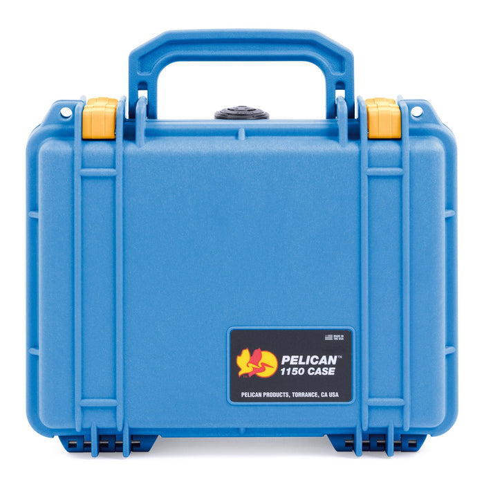 Pelican 1150 Case, Blue with Yellow Latches ColorCase