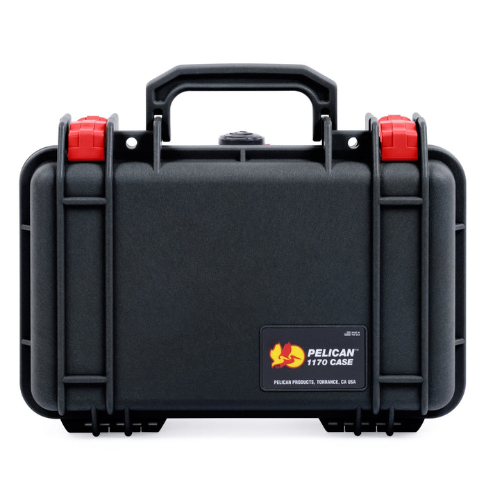 Pelican 1170 Case - Black & Red - None (Case Only)