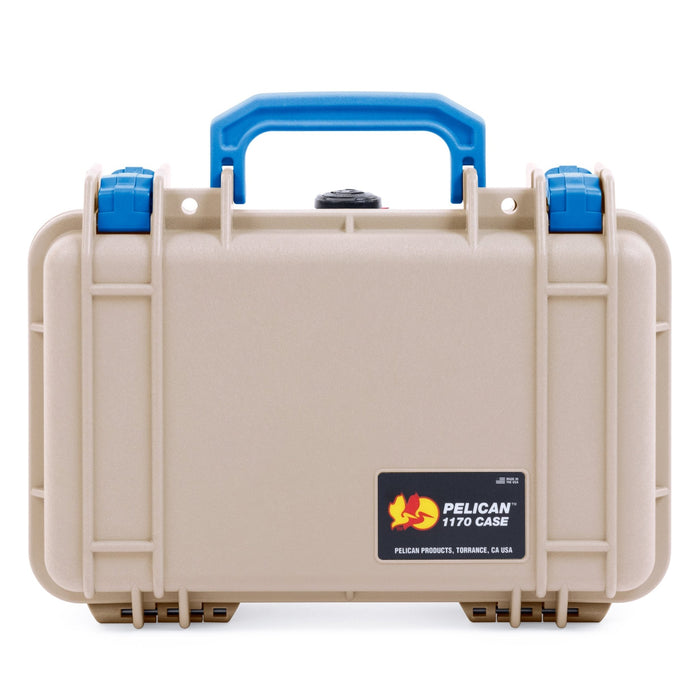 Pelican 1170 Case - Desert Tan & Blue - None (Case Only)