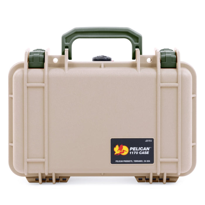 Pelican 1170 Case - Desert Tan & OD Green - None (Case Only)
